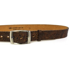 Penny Belts Exkluziv 44-V5-40 dámsky kožený opasok hnedý