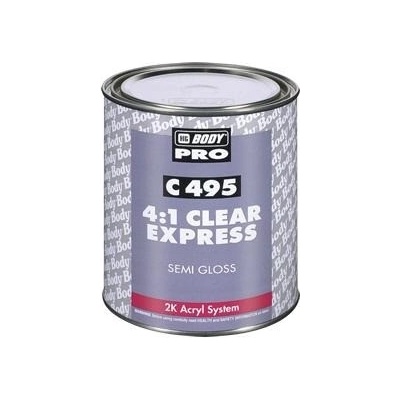 HB BODY C495 - Dvojzložkový akrylátový EXPRESS lak lesklý 1 L