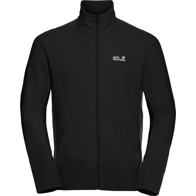 Jack Wolfskin Мъжко поларено яке Jack Wolfskin Ridge Hike Fullzip Fleece jacket - Black (005-7012-0113)