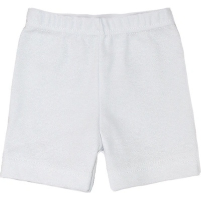 dětské krátké legíny kraťasy bílé
