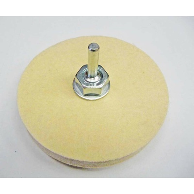 MAGG leštící filcový kotouč 100x12mm se stopkou BL9340100