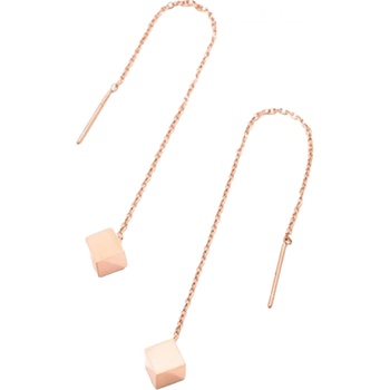 HARAHU Обеци de-21134 - Златна / Розова kp21134 (de-21134)