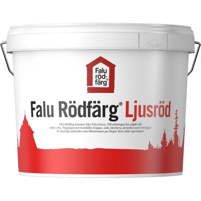 Falu Rödfärg Barva na dřevo 10 l světle červená