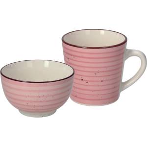 Tognana Комплект купа и чаша TOGNANA URBAN Urban Pastel Rosa, 14 см + 400 мл (UR189046033A)