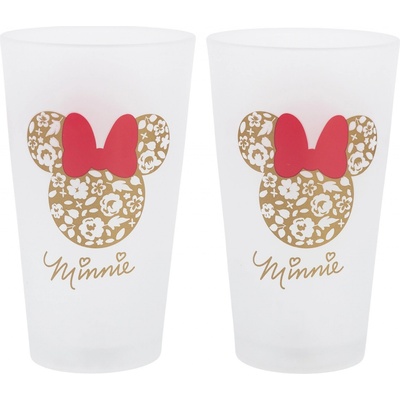 Stor Set sklenic 2 x Minnie Mouse 480 ml