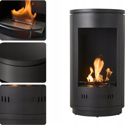 Sureflame Volně stojící biokrb 45 x 84 x 45 cm černý
