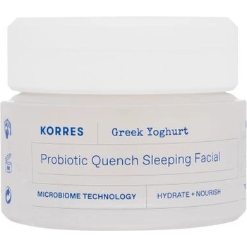 KORRES Greek Yoghurt Probiotic Quench Sleeping Facial хидратиращ и подхранващ нощен крем за лице 40 ml за жени