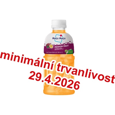 Mogu Mogu nápoj s příchutí Passion Fruit 320 ml
