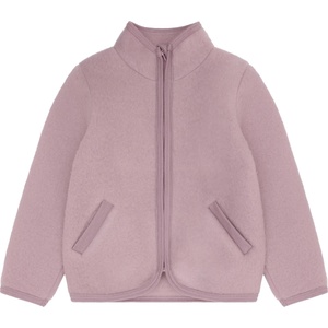 Huttelihut Детско вълнено яке Huttelihut Kid's Jacket Wool Fleece Merino jacket - Woodrose - размер 92 (EU) (703-7721-0311)