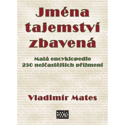 Jména tajemství zbavená 1.díl - Vladimír Mates