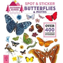 Outdoor School: Spot & Sticker Butterflies & Moths Odd DotPaperback