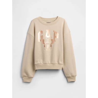 Gap & Disney dětská oversize mikina béžová