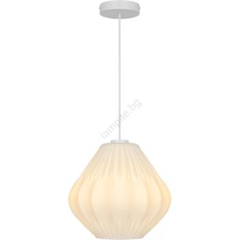 Nordlux - Висяща лампа с кабел MALUCA 1xE27/15W/230V Ø 29 см, бяла (NX0880)