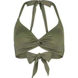 DEDICATED Дамско бикини горнище DEDICATED Women's Bikini Top Gullholma Bikini top - Four Leaf Clover Green - размер XS (150-5210-0211)