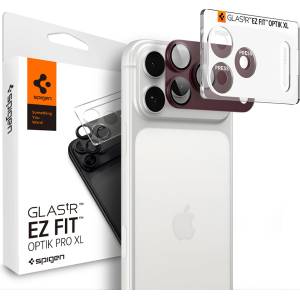 Spigen Протектор за камера Spigen Optik. tR EZ Fit Pro XL Camera Glass (AGL12040) - iPhone 18 Pro Max - Бордо