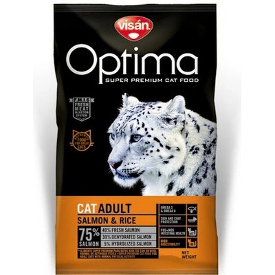 Visán Optimanova Cat Adult Salmon & Rice 2 x 8 kg