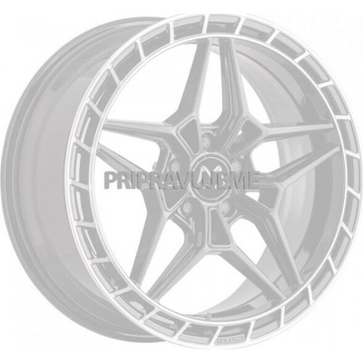 Motec Futura Mct16 8.5x19 5x114.3 ET45 silver Rim polished