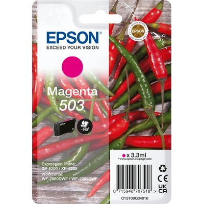 Epson 503 T09Q340 C13T09Q34010 магента (magenta) оригинална касета (C13T09Q34010)