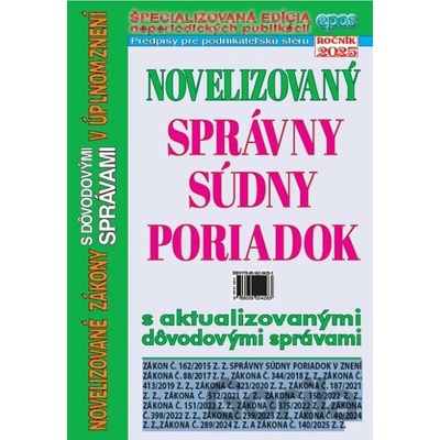 Novelizovaný Správny súdny poriadok 14/2025