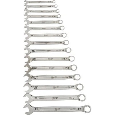 Milwaukee očkoploché klíče MAXBITE sada 15ks 8-22mm vyosení 15° 4932464258