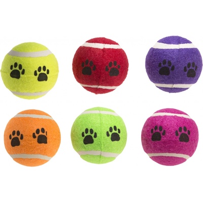 GIMDOG tenisové míčky s packami 6,4 cm/6 ks