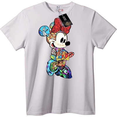 NOONEBRAND Тениска Minnie Mouse Disney Герои - XS, White