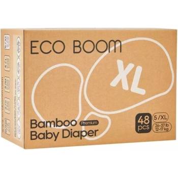 Eco Boom Бамбукови еко пелени Eco Boom Premium - Размер 5, 12-17 kg, 48 броя (ECO BOOM)