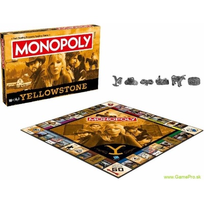 Yellowstone stolová hra Monopoly EN
