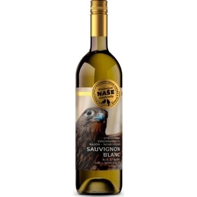 Naše Vinohrady Sauvignon Blanc 12% 0,75 l (čistá fľaša)