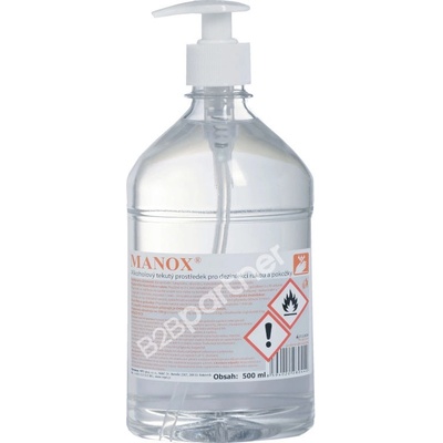Manox dezinfekce na ruce s pumpičkou balení 5 ks 500 ml