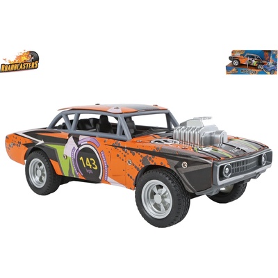 Roadblasters Kovové autíčko muscle car oranžové so zotrvačníkom