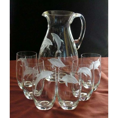 Rytiskla cz DELFÍNI DŽBÁN SKLENICE 320 ml ALKONEALKO 7 x 1900 ml