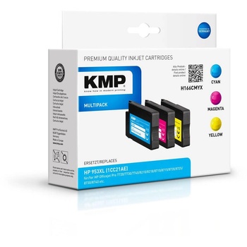 Compatible KMP Patrone HP 953XL Multipack 3 цвята (циан, магента, жълто) 2000 страници (1748,4050)