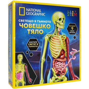National Geographic Образователен комплект National Geographic STEM - Светещо човешко тяло (BGNGHUMBODY/BG08)