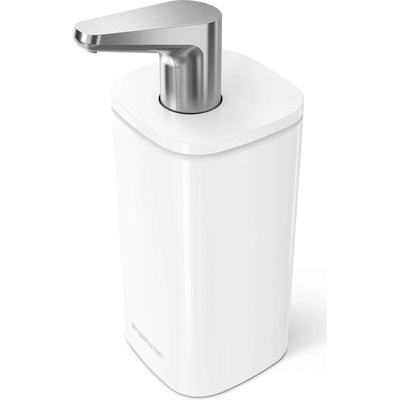simplehuman Дозатор за сапун от бяла стомана 295 ml Pulse - simplehuman (KT1193)