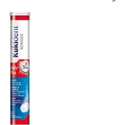 Kukident Aktiv Plus Express čistící tablety 33 ks