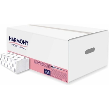 Harmony Professional Z-Z ručníky 2 vrstvé bílé 157 ks x 20 bal