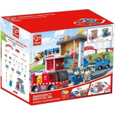Hape Детска играчка Hape - Служба за спешни случаи (H3736)