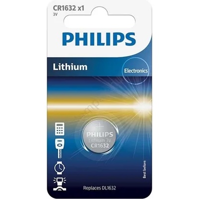 Philips CR1632/00B ЛИТИУМ 3.0V 1-BLISTER (CR1632/00B)