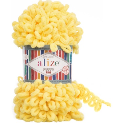 Alize Puffy Fine 100g Farba: žltá 113