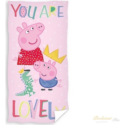 TipTrade osuška Prasátko Pepina Lovely Pig 70 x 140 cm