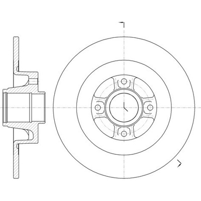 Brzdový kotúč REMSA 61047.00