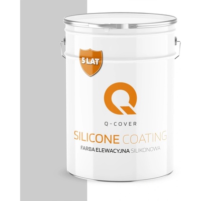 Q-COVER silikonová fasádní 10 l ŠEDÁ SVĚTLÁ