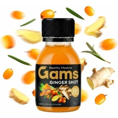Gam's Zázvor Shot Kurkuma & Rakytník 60 ml