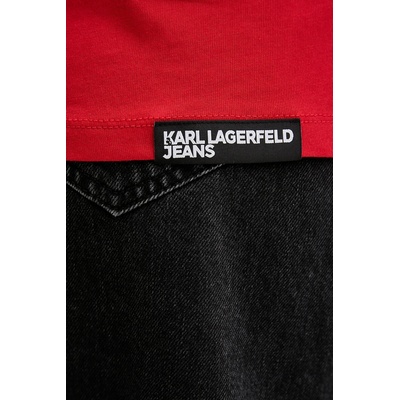 Karl Lagerfeld Jeans тениска дамска от памук (A1W17005)