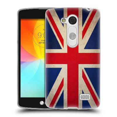 HEAD CASE silikonový obal na mobil LG L Fino D290n / LG L Fino Dual D295 vzor VINTAGE VLAJKY VELKÁ BRITÁNIE (Pouzdro, kryt, obal gelové HEAD CASE na mobil LG L Fino D290n / LG L Fino Dual D295 vzor VI