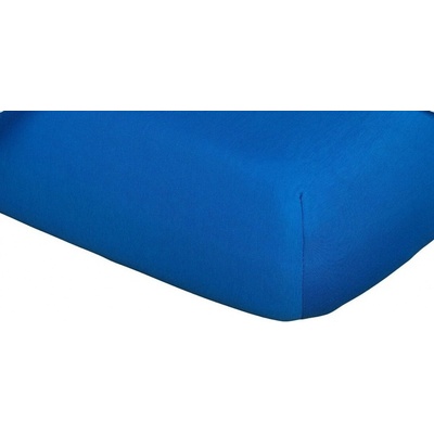 Dadka Jersey prostěradlo modř královské 180x200x20