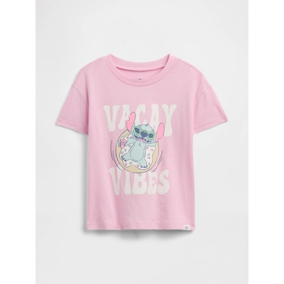 GAP Baby tričko Gap & Disney ružová