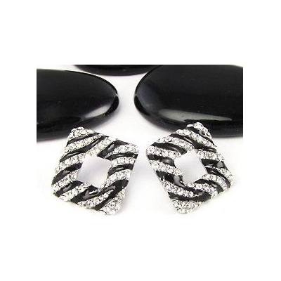 Prosperk náušnice pecky zebra S0446