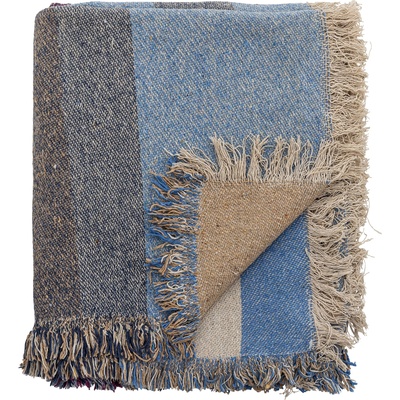 Bloomingville Шалте Maji от рециклиран материал 160 x 130 см синьо (82062489)